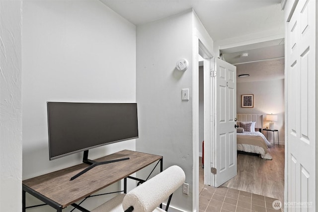 9520 2nd Ave NW, Seattle, WA 98117 - office space with baseboards and wood finished floors