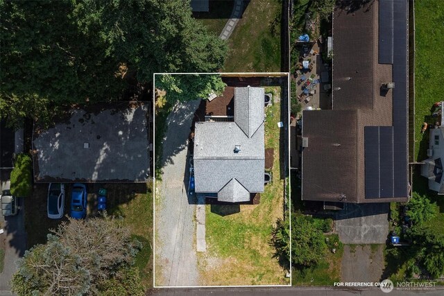 9520 2nd Ave NW, Seattle, WA 98117 - aerial view of property and surrounding area featuring property parcel outlined