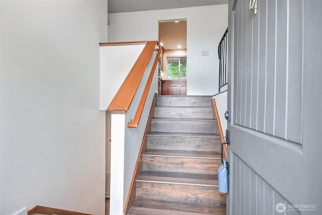 35432 18th Ave SW, Federal Way, WA 98023 - staircase featuring baseboards