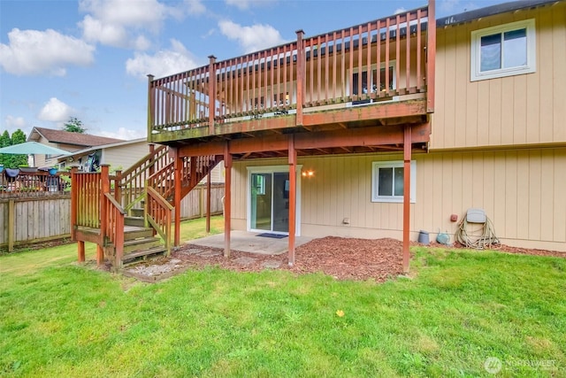 35432 18th Ave SW, Federal Way, WA 98023 - back of house featuring a deck, stairway, and a patio area