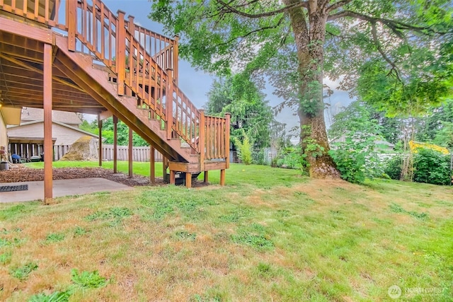 35432 18th Ave SW, Federal Way, WA 98023 - view of yard with stairway and a patio
