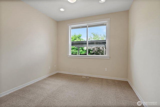 6103 153rd Ave E, Sumner, WA 98390 - unfurnished room featuring carpet flooring and recessed lighting