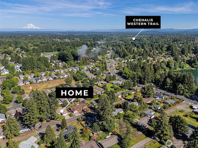 4434 Juli Ct SE, Olympia, WA 98501 - view of property location with a heavily wooded area and nearby suburban area