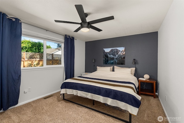 4434 Juli Ct SE, Olympia, WA 98501 - carpeted bedroom featuring a ceiling fan and baseboards