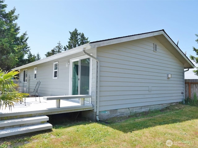 137 S Razor Clam Dr SW, Ocean Shores, WA 98569 - back of property featuring a wooden deck