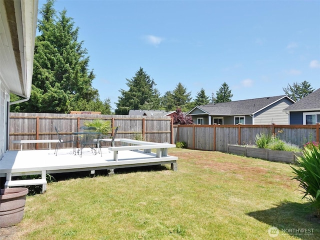 137 S Razor Clam Dr SW, Ocean Shores, WA 98569 - view of yard featuring a wooden deck