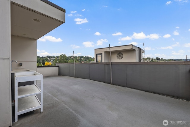 3617 1st Ave NW Unit C, Seattle, WA 98107 - view of patio / terrace with a sink