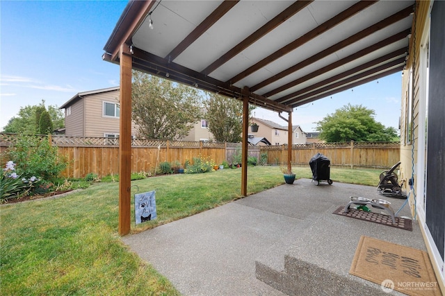 6858 Flute St SE, Lacey, WA 98513 - view of patio / terrace featuring grilling area
