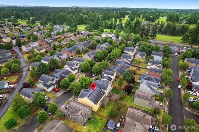 6858 Flute St SE, Lacey, WA 98513 - aerial view of property's location featuring nearby suburban area