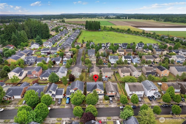 6858 Flute St SE, Lacey, WA 98513 - aerial perspective of suburban area