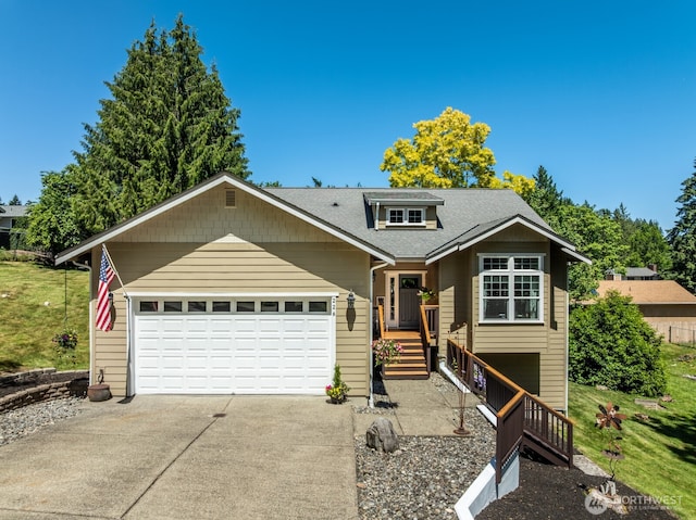 226 Alnus Way, Bremerton, WA 98310 - view of front of house featuring driveway and a shingled roof