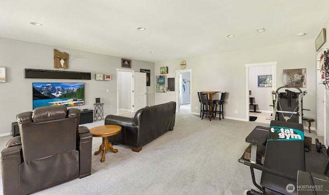 226 Alnus Way, Bremerton, WA 98310 - living area with light carpet and recessed lighting