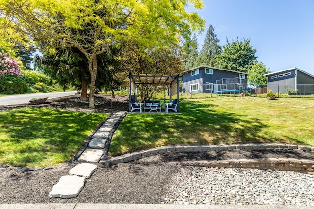 226 Alnus Way, Bremerton, WA 98310 - view of yard featuring a pergola