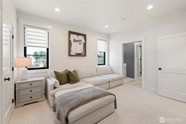 2140 Lagerwey Cir, Lynden, WA 98264 - bedroom with light carpet and recessed lighting