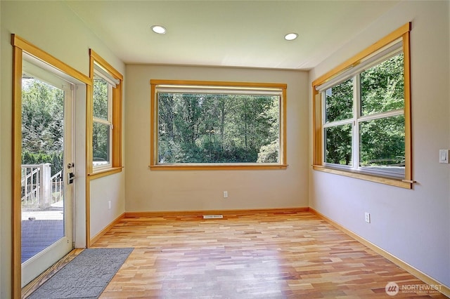 26306 2nd Ave NE, Arlington, WA 98223 - unfurnished room with light wood finished floors and recessed lighting
