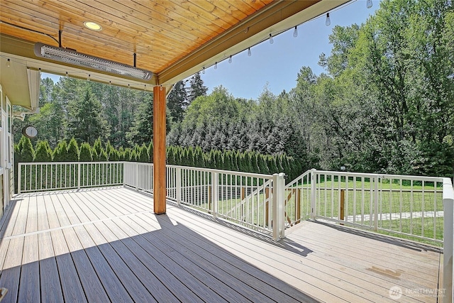 26306 2nd Ave NE, Arlington, WA 98223 - wooden deck with a lawn