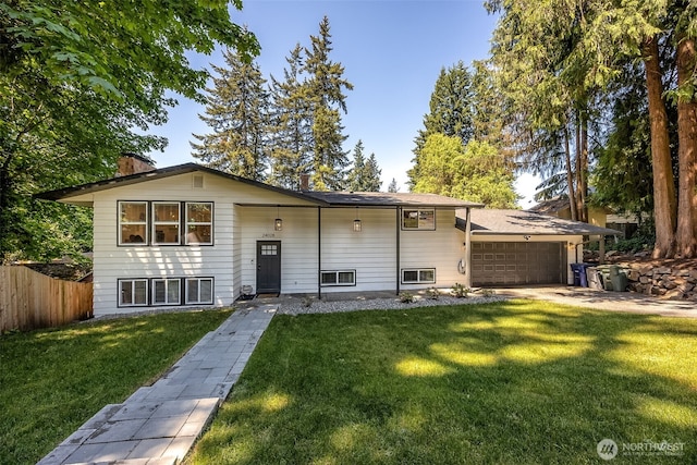 24028 6th Pl W, Bothell, WA 98021 - bi-level home featuring an attached garage and a chimney