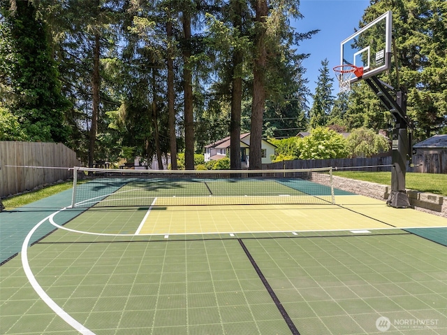 24028 6th Pl W, Bothell, WA 98021 - view of sport court with basketball hoop and a tennis court