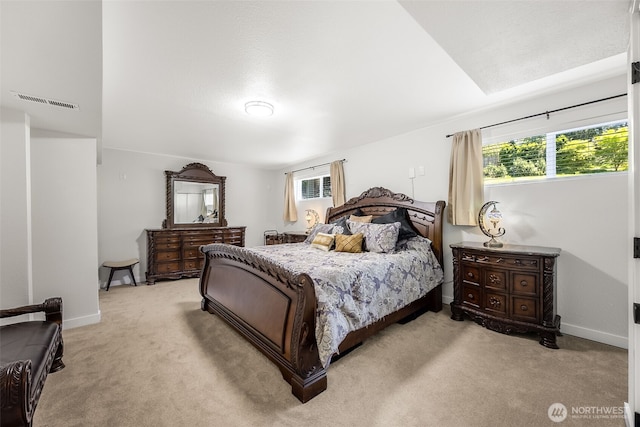 24028 6th Pl W, Bothell, WA 98021 - bedroom with light carpet, multiple windows, and baseboards
