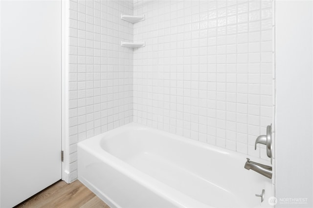 505 Belmont Ave E Unit 704, Seattle, WA 98102 - bathroom featuring wood finished floors and  shower combination