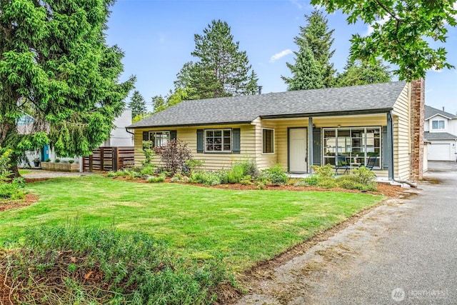 13720 Corliss Ave N, Seattle, WA 98133 - ranch-style home with a chimney and a shingled roof