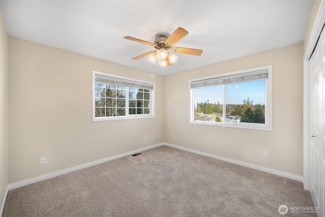 8148 Quinault Rd, Blaine, WA 98230 - unfurnished bedroom with a closet, carpet floors, and baseboards