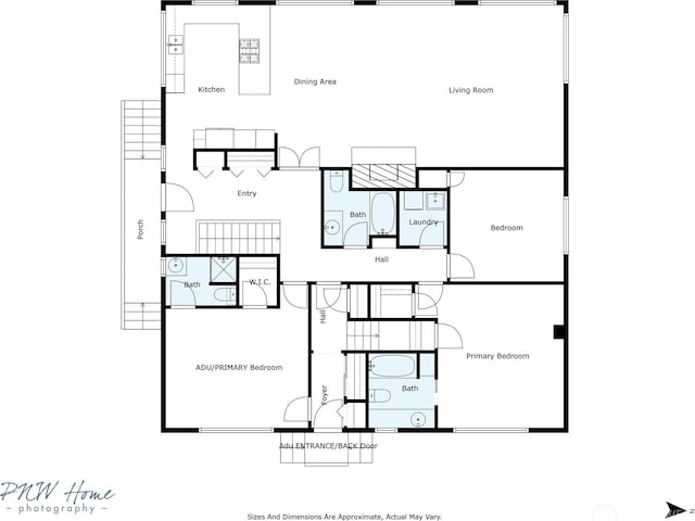 8814 Earl Ave NW, Seattle, WA 98117 - view of property floor plan
