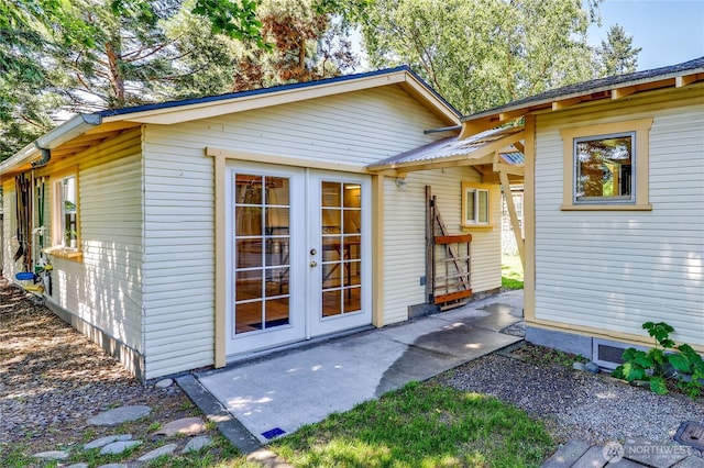 715 Grant St, Port Townsend, WA 98368 - view of outbuilding with french doors