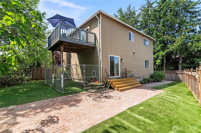 8305 172nd Pl NE, Arlington, WA 98223 - rear view of property featuring a patio area and a deck