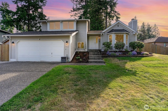 17913 158th Pl SE, Renton, WA 98058 - view of front of property featuring concrete driveway and a chimney