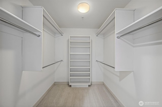 601 W Mercer Pl Unit 201, Seattle, WA 98119 - walk in closet featuring carpet flooring