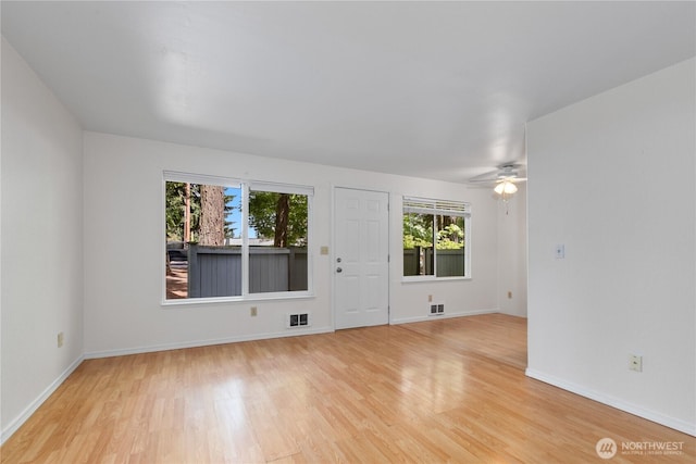 7520 208th St SW Unit A104, Edmonds, WA 98026 - empty room featuring light wood-type flooring and ceiling fan