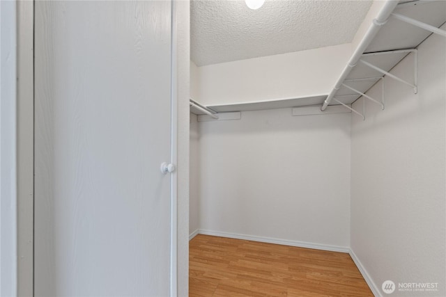 7520 208th St SW Unit A104, Edmonds, WA 98026 - walk in closet featuring light wood finished floors