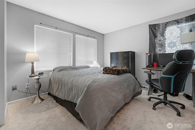 21230 40th Way S Unit D, Seatac, WA 98198 - carpeted bedroom with baseboards and an office area