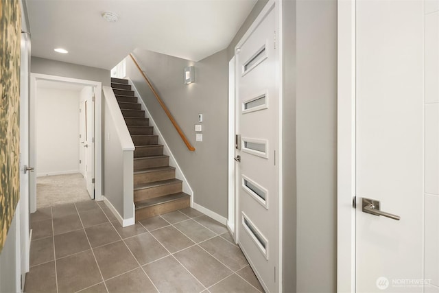 2012 14th Ave S, Seattle, WA 98144 - stairs with tile patterned flooring and recessed lighting