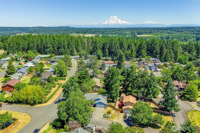 1226 Juniper Dr SE, Olympia, WA 98513 - aerial perspective of suburban area with a heavily wooded area