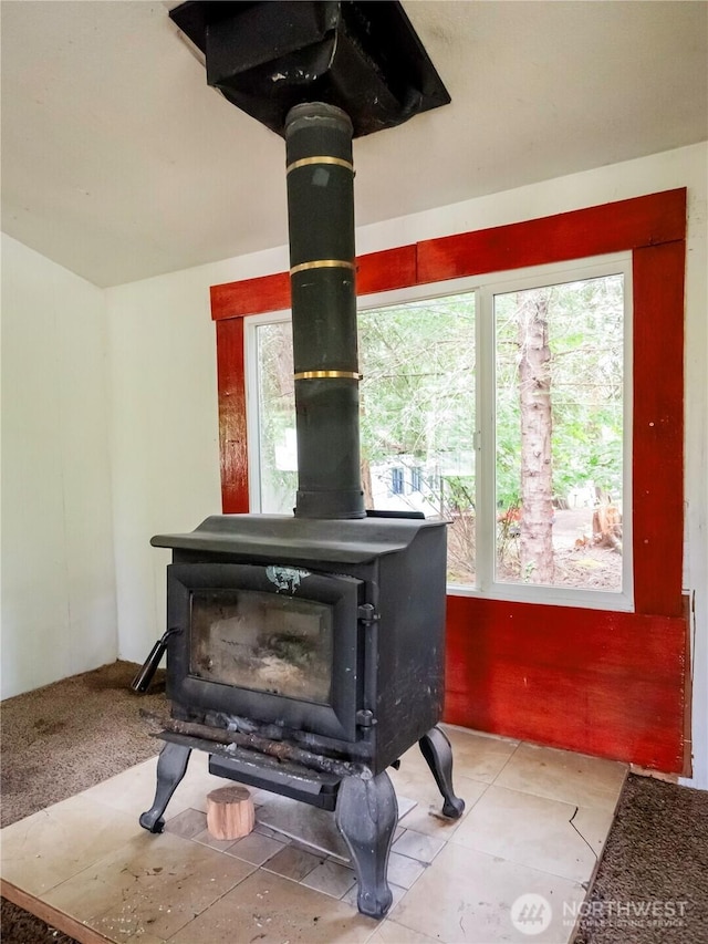 9712 Channel Dr NW, Olympia, WA 98502 - detailed view of a wood stove