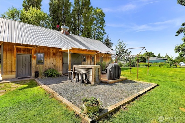 329 Columbia St, Sumas, WA 98295 - view of patio / terrace featuring a grill and a wooden deck