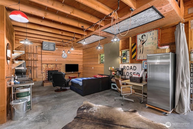 329 Columbia St, Sumas, WA 98295 - basement with wooden walls