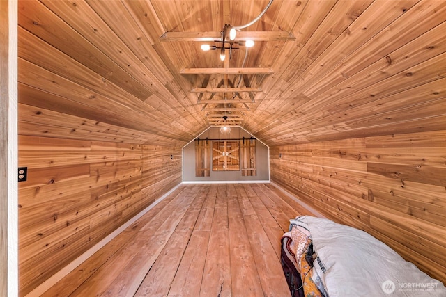 329 Columbia St, Sumas, WA 98295 - relaxing sauna / steam room featuring wood ceiling, wooden walls, and hardwood / wood-style floors