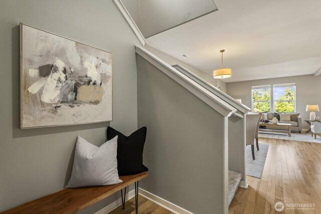 26216 SE 228th Ave SE Unit 26216, Maple Valley, WA 98038 - stairs featuring wood finished floors and baseboards