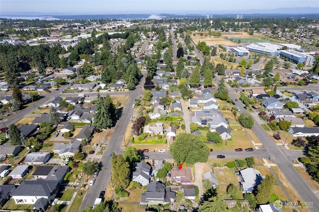 1007 N Ferdinand St, Tacoma, WA 98406 - aerial overview of property's location featuring nearby suburban area
