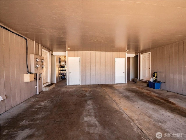 919 Harding Rd, Elma, WA 98541 - garage with wooden walls