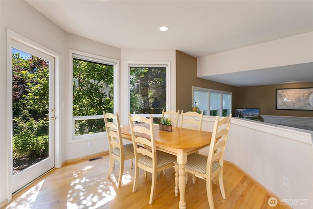 15831 Manion Way NE, Duvall, WA 98019 - dining room featuring light wood-style flooring and recessed lighting
