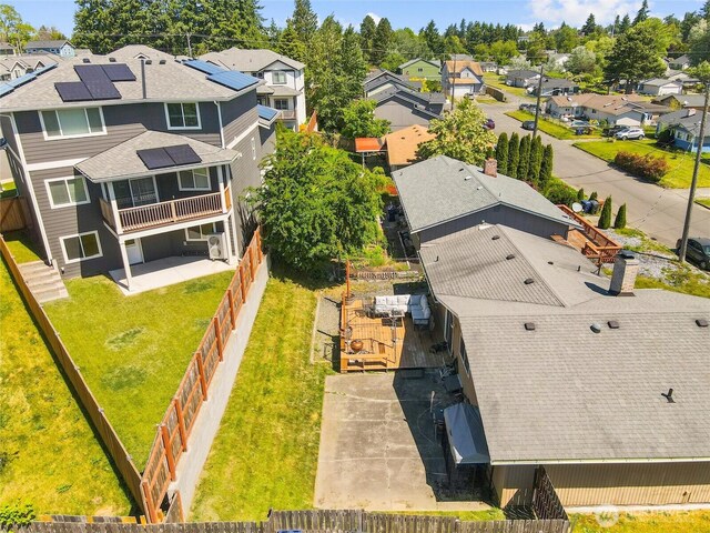 8828 S K St, Tacoma, WA 98444 - aerial perspective of suburban area