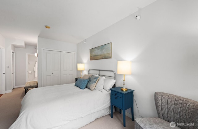 2331 42nd Ave SW Unit 206, Seattle, WA 98116 - carpeted bedroom featuring a closet