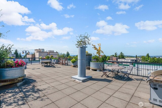 2331 42nd Ave SW Unit 206, Seattle, WA 98116 - view of patio with grilling area