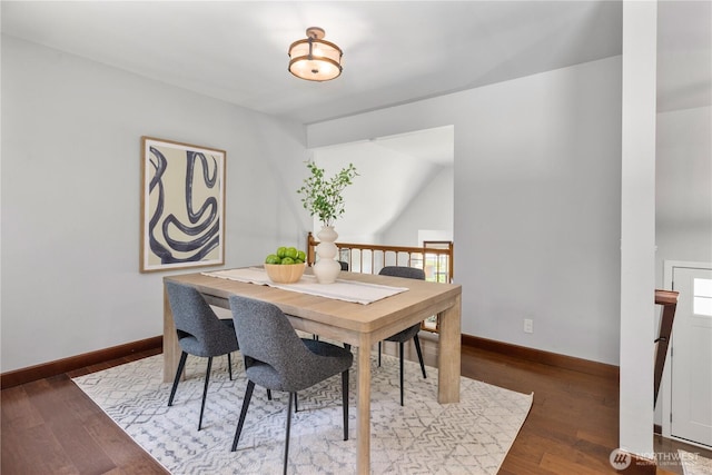 18620 29th Ave SE, Bothell, WA 98012 - dining area featuring baseboards and wood finished floors