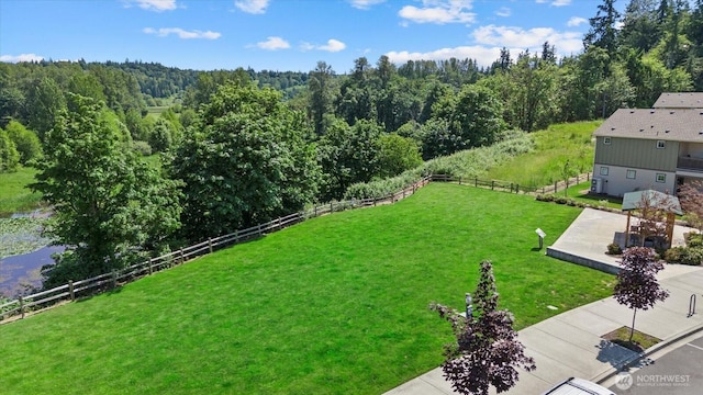 8603 E Gilman Ave, Arlington, WA 98223 - view of yard featuring a patio area and a view of trees