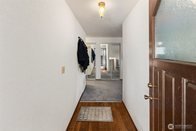 17464 Dunbar Rd Unit 1, Mount Vernon, WA 98273 - corridor with wood finished floors